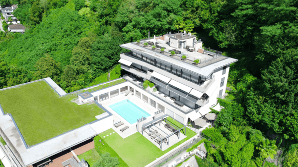 Lussuoso attico a Castagnola con grande terrazza e vista lago 6