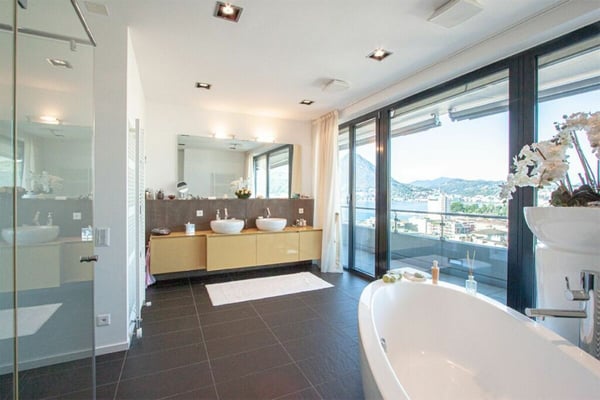 Lussuoso attico a Castagnola con grande terrazza e vista lago 12