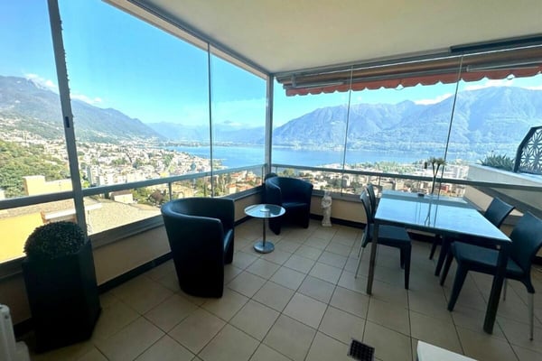 Appartamento ammobiliato 1.5 locali con splendida vista lago 1