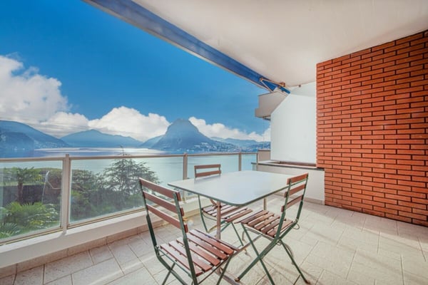 Appartamento boutique con vista panoramica sul Lago di Lugano 1