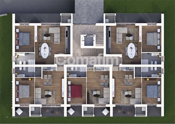 Chiasso : 1.5 locali al PT con terrazzo e giardino 12