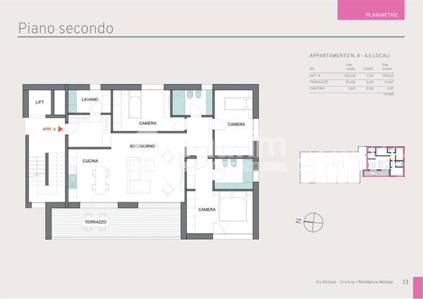 App. 1.5 - Nuova Residenza Molago Grancia 10