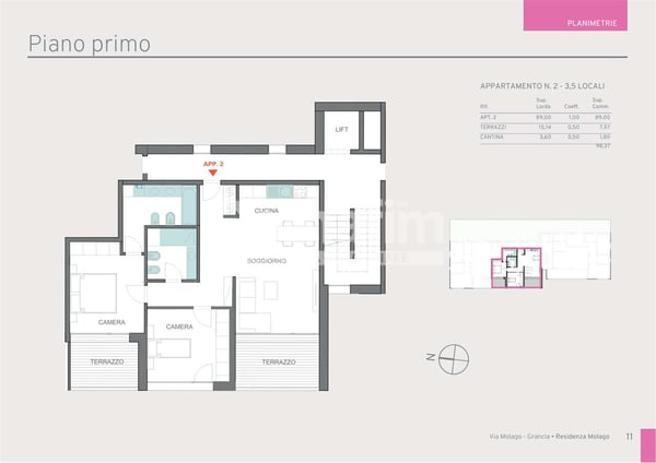 App. 1.5 - Nuova Residenza Molago Grancia 13