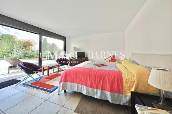 Lugano: Villa signorile con piscina, giardino e rustico privato 14