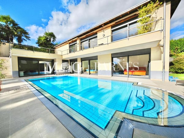 Lugano: Villa signorile con piscina, giardino e rustico privato 6