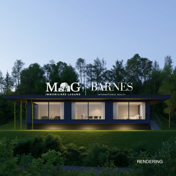 Lugano, Origlio - Terreno Edificabile con Progetto approvato per una Villa Unifamiliare 1