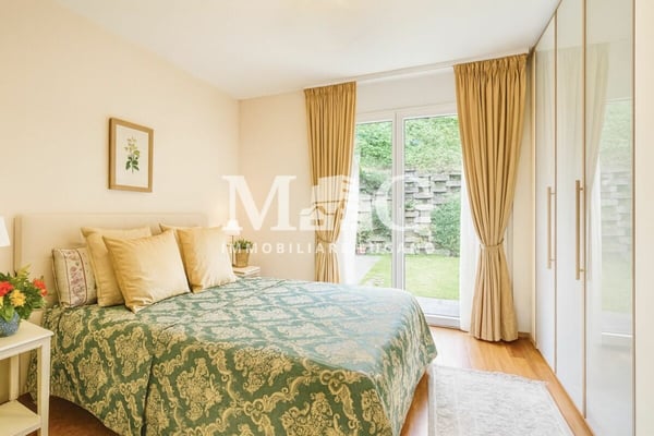 Lugano - Appartamento 1.5 locali di 300 mq comm.li al 1° piano con terrazzo e giardino privato 14