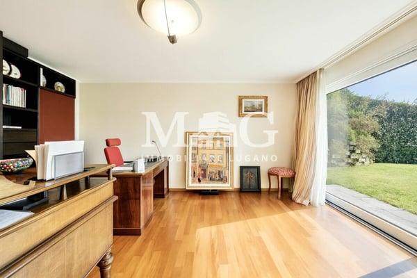Lugano - Appartamento 1.5 locali di 300 mq comm.li al 1° piano con terrazzo e giardino privato 13