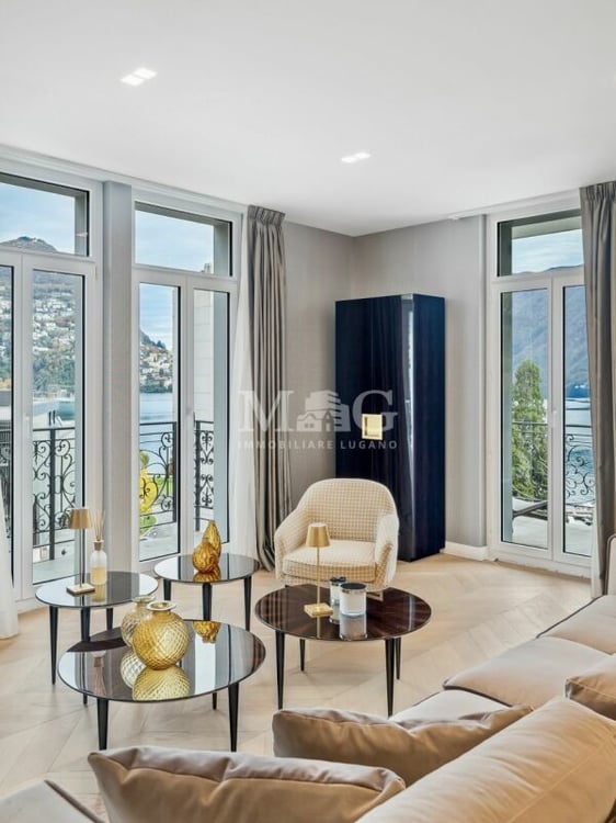 Elegante ed esclusivo duplex ristrutturato nel Centro di Lugano, 1 locali con vista lago 3