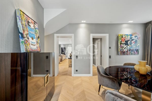 Elegante ed esclusivo duplex ristrutturato nel Centro di Lugano, 1 locali con vista lago 4