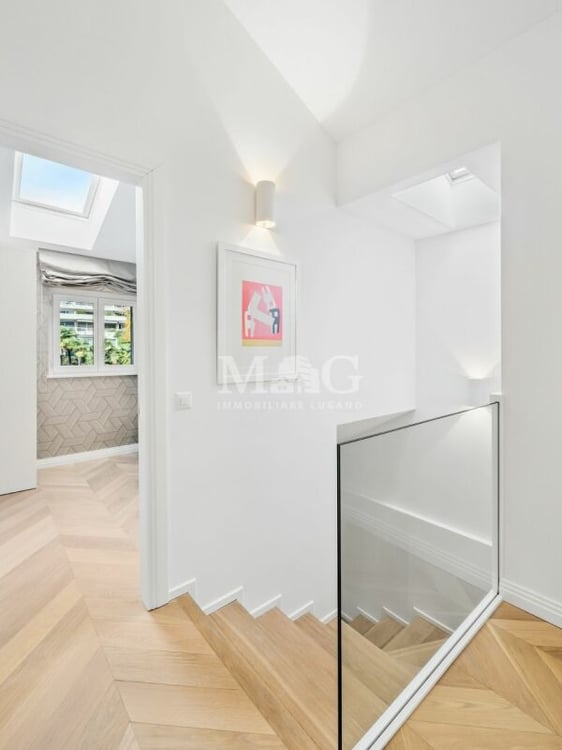 Elegante ed esclusivo duplex ristrutturato nel Centro di Lugano, 1 locali con vista lago 8