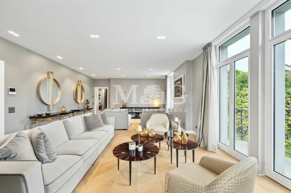 Elegante ed esclusivo duplex ristrutturato nel Centro di Lugano, 1 locali con vista lago 6