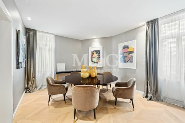 Elegante ed esclusivo duplex ristrutturato nel Centro di Lugano, 1 locali con vista lago 5