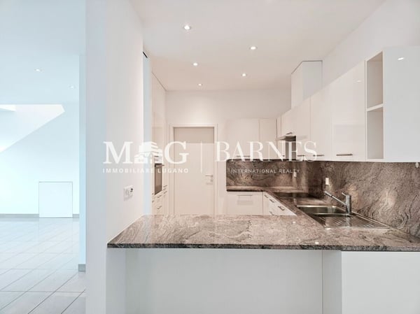 Lugano: Casa a schiera di ampie dimensioni adatta alle famiglie, 210 mq. superficie commerciale 6