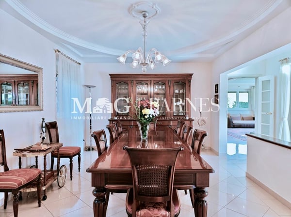 Lugano, Manno: VILLA SIGNORILE, elegante con piscina e dépendance 16