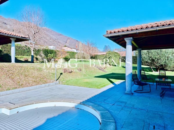 Lugano, Manno: VILLA SIGNORILE, elegante con piscina e dépendance 30
