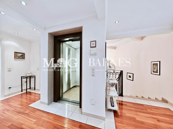 Lugano, Manno: VILLA SIGNORILE, elegante con piscina e dépendance 21