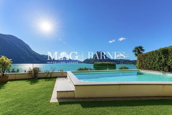 Lugano, Castagnola: Appartamento 1.5 locali esclusivo con piscina privata, giardino e vista lago 6