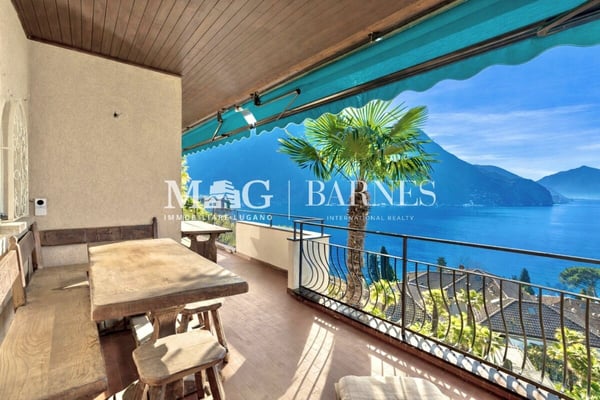 Lugano - Castagnola: Villa con vista sul lago e piscina 11