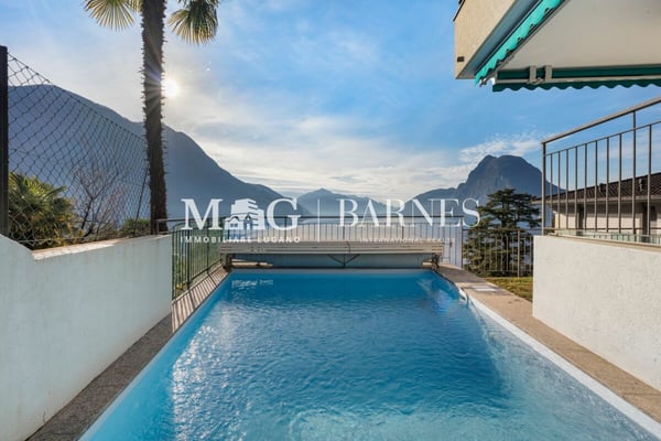 Lugano - Castagnola: Villa con vista sul lago e piscina 10
