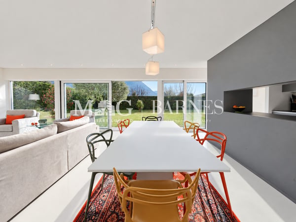 Lugano, Dino: Villa moderna con giardino, terrazze e vista aperta 4