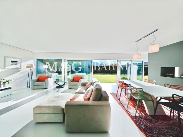 Lugano, Dino: Villa moderna con giardino, terrazze e vista aperta 4