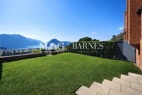 Lugano: Villa vista lago con giardino privato 6