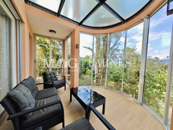 Montagnola, Collina d'Oro: Villa con piscina e vista lago 2