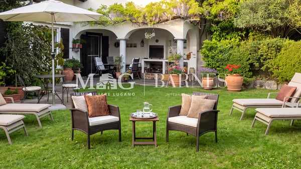 Comano: Appartamento 4.5/5.5 locali con giardino privato e piscina 4