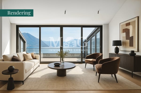 Lugano: Attico in Villa d'Epoca con vista lago e terrazza panoramica 5