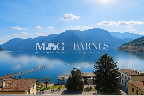 Lugano: Attico in Villa d'Epoca con vista lago e terrazza panoramica 1
