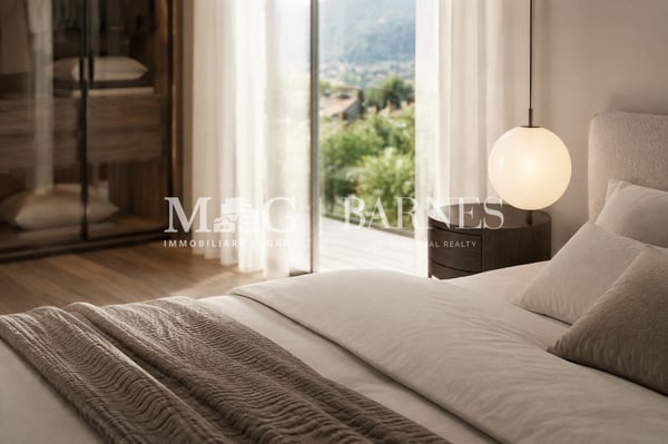 Gentilino, Collina d'Oro: Nuovo appartamento 5.5 locali con giardino 5