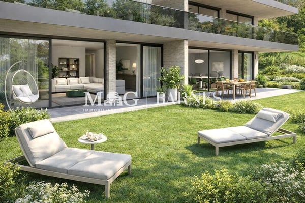 Lugano, Pregassona: Nuovo 3.5 locali con giardino privato