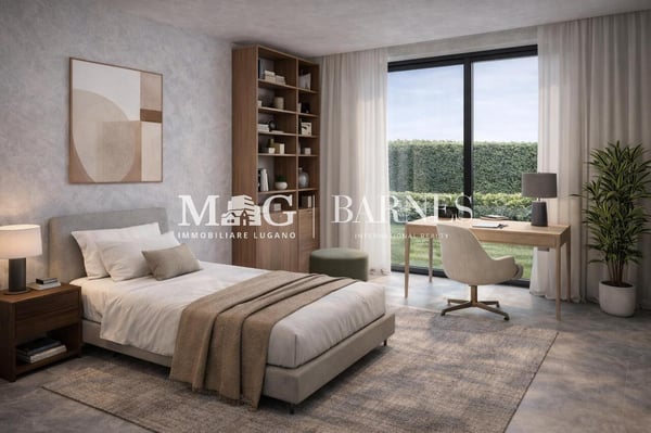 Lugano, Pregassona: Nuovo 3.5 locali con giardino privato 9