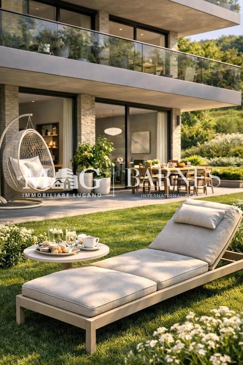 Lugano, Pregassona: Nuovo 3.5 locali con giardino privato 5