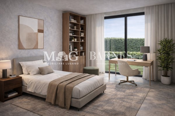 Lugano, Pregassona: Nuovo appartamento 4.5 locali con giardino e vista 6