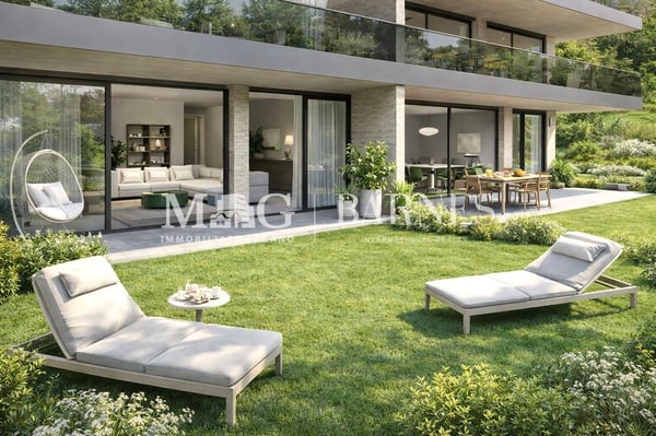 Lugano, Pregassona: Nuovo appartamento 4.5 locali con giardino e vista 2