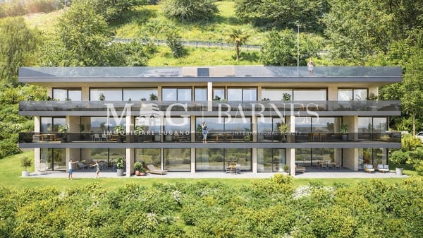 Lugano, Pregassona: Nuovo appartamento 4.5 locali con giardino e vista 1