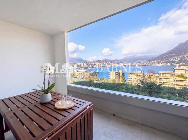 Lugano, Paradiso: Appartamento 3.5 locali ristrutturato con vista lago 2