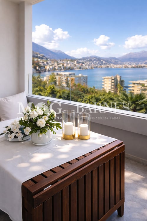 Lugano, Paradiso: Appartamento 3.5 locali ristrutturato con vista lago 12