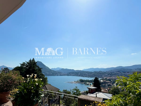 Appartamento 3.5 locali a Ruvigliana con terrazza vista lago di Lugano 4