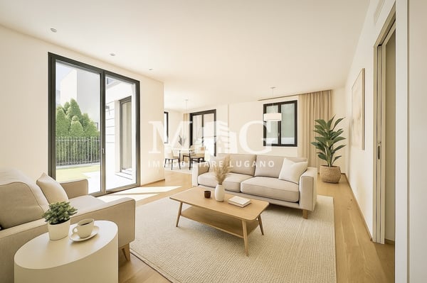 Lugano Centro: Appartamento 4.5 locali con giardino vicino al lago 1