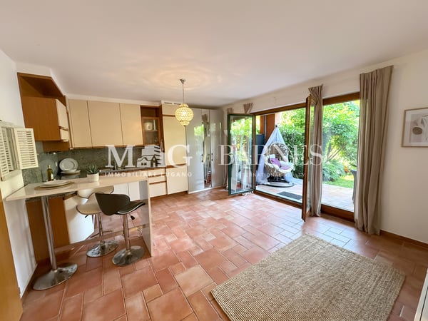 Lugano, Collina d'Oro: 2.5 locali con giardino e patio di 70 mq 1