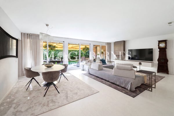 Viganello, Lugano - Ampio 5.5 di classe con giardino privato