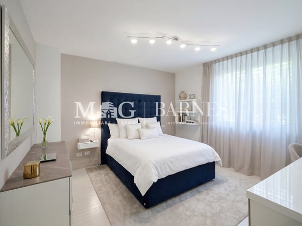 Viganello, Lugano - Ampio 5.5 di classe con giardino privato 9