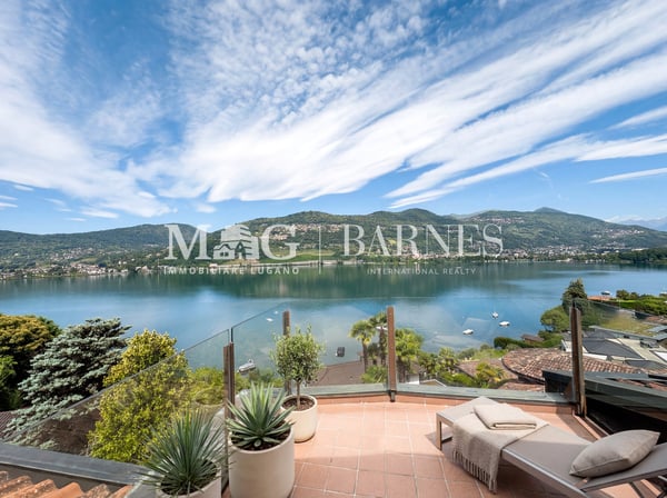 Montagnola, Collina d'Oro: Villa Vista Lago con Darsena Privata 13