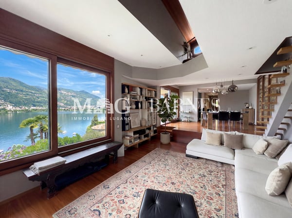 Montagnola, Collina d'Oro: Villa Vista Lago con Darsena Privata 6