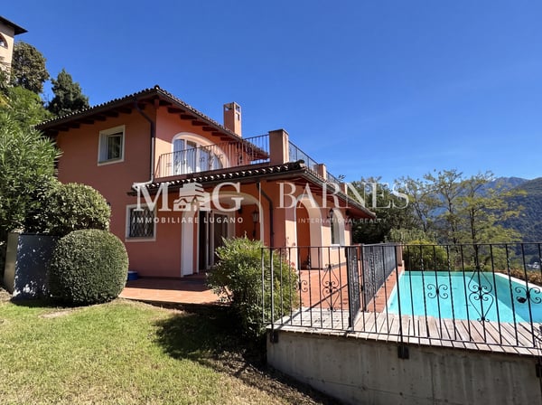VILLA SIGNORILE con super Vista Lago Lugano 6