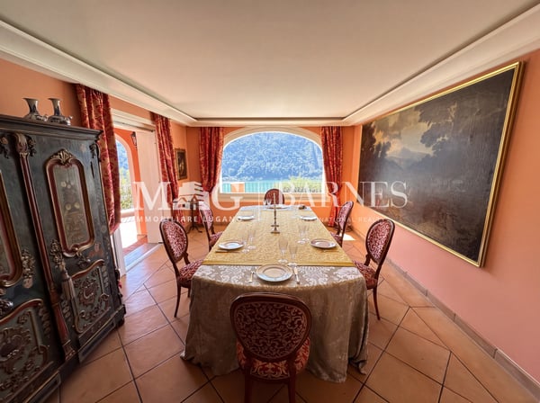 VILLA SIGNORILE con super Vista Lago Lugano 10