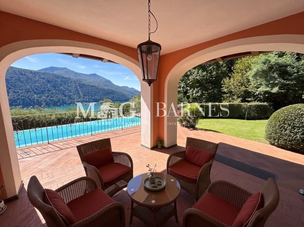 VILLA SIGNORILE con super Vista Lago Lugano 4